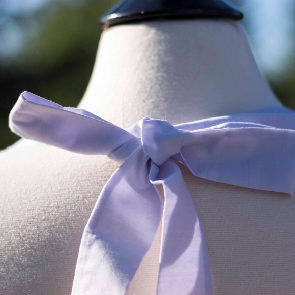 Pastel Sparkle Stripe Handmade 50's Style Pin-up apron - One of a kind! - Picture 5 of 7